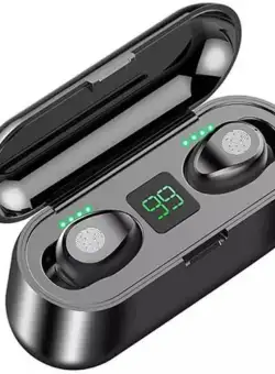 Casti wireless bluetooth In ear hands free control touch carcasa protectie si incarcare TWS AKS-T20 