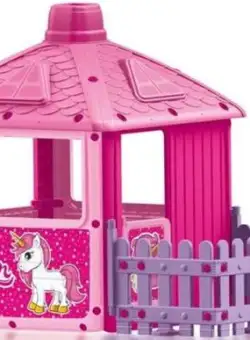 Casuta cu gard pentru copii Dolu, Unicorn