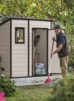 Casuta Gradina bej Keter Manor 6x4