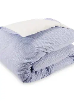 Cearceaf pentru pilota Tommy Hilfiger Refined Stripes 200x200cm Blue