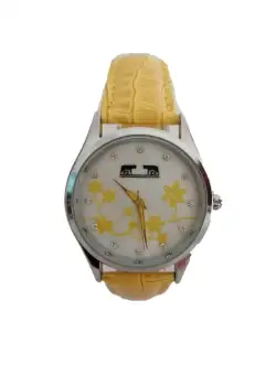 Ceas Dama stil Casual, Display Analog, Catarama Clasica, Matteo Ferari, Galben