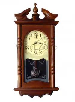 Ceas perete cu pendula din lemn Circle Moon TX-1310