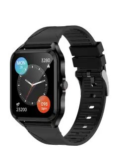 Ceas Smartwatch MRG MLC204, Bluetooth, Apeluri, Sms, Social Media, Silicon Negru C968