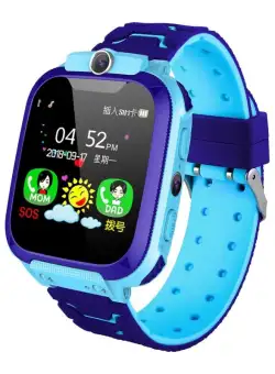 Ceas Smartwatch pentru Copii Techstar® SW70-Q12 Lite, 1.44 inch, cu functie telefon SIM, Monitorizare, Apelare SOS, Camera, Albastru