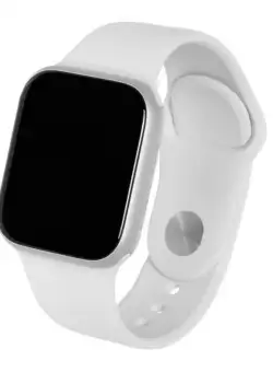 Ceas Smartwatch Techstar® NW8, Ecran 1.44 Inch TFT, Bluetooth 4.0, Notificari Apeluri/Mesaje, Monitorizare Fitness, Ritm Cardiac Si Tensiune Arteriala, Compatibil IOS/Android, Alb