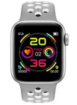 Ceas Smartwatch Techstar® W5 Argintiu, 1.54 inch IPS, Monitorizare Cardiaca, Tensiune, Sedentarism, Bluetooth 4.2