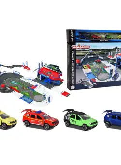 Centru testare Dacia Duster cu 4 masinute Majorette