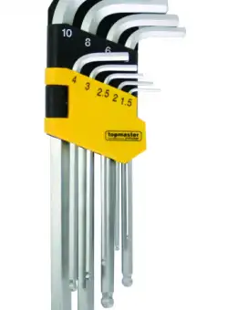 Chei imbus cu bila 1.5-10mm set 9pcs CR-V TMP Top Master Pro