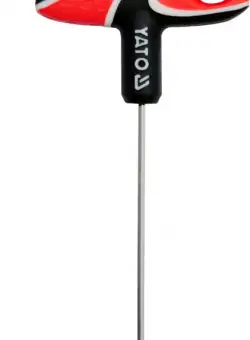 Cheie imbus HEX cu bila maner T YATO 2.5 - 10 mm 25