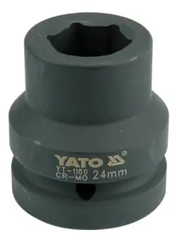 Cheie tubulara YATO, adanca, hexagonala, CrMo, 1