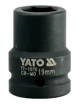 Cheie tubulara YATO, de impact, hexagonala, CrMo, 3 4