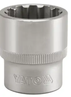 Cheie tubulara YATO, spline, CrV, 1 2