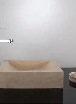 Chiuveta Arco travertin SS-2, 40 x 30 x 10 cm