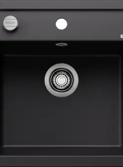 Chiuveta bucatarie Blanco Dalago 5 515x510mm ventil automat Silgranit negru
