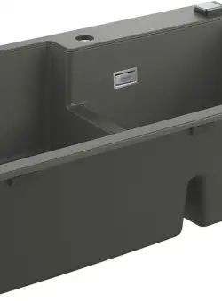 Chiuveta bucatarie Grohe K500 90 -C cu doua cuve 860x500mm compozit granite gray