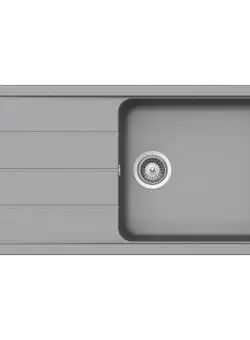 Chiuveta bucatarie Schock Formhaus D-100L Cristalite Croma, granit, reversibila, montare pe blat 100 x 50 cm