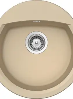 Chiuveta bucatarie Schock Manhattan R-100 Cristalite Moonstone, granit, montare pe blat 47 x 49 cm