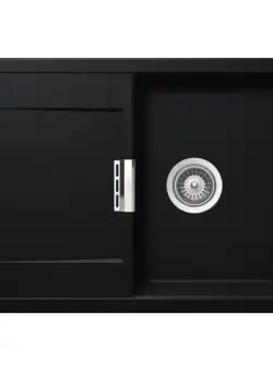 Chiuveta bucatarie Schock Mono D-100 Cristadur Puro, granit, reversibila, montare pe blat 76.5 x 51 cm