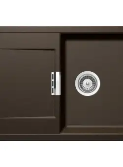 Chiuveta bucatarie Schock Mono D-100S Cristadur Bronze, granit, reversibila, montare pe blat 74 x 51 cm