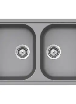 Chiuveta bucatarie Schock Viola N-200S Cristalite Croma, granit, reversibila, montare pe blat 79 x 50 cm