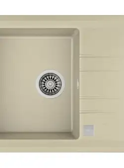 Chiuveta bucatarie Teka Stone 45S TG 1B 1D 650x510mm tegranit TopasBeige