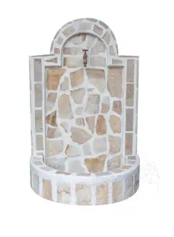 Cismea mare - placata cu piatra poligonala Rhodos, 105 x 70 cm, 85 kg