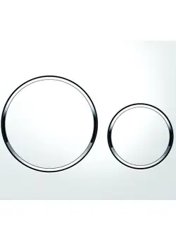 Clapeta actionare Geberit Sigma20 alb detalii crom lucios