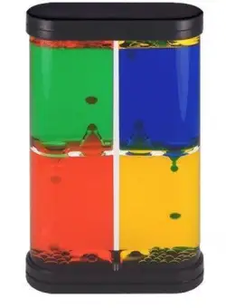 Clepsidra cu lichid colorat