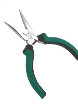 Cleste mini cu varf lung drept Troy 21053, 130 mm