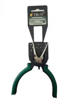 Cleste mini de inchidere pentru inele de siguranta Troy 21055, 130 mm