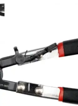 Cleste pentru sigurante furtun YATO, varf indoit, 215mm