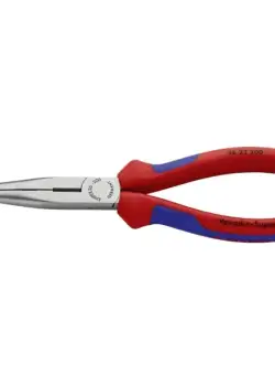 Cleste profesional cu varf lung indoit si suprafata taietoare Knipex 26 22 200, 200 mm