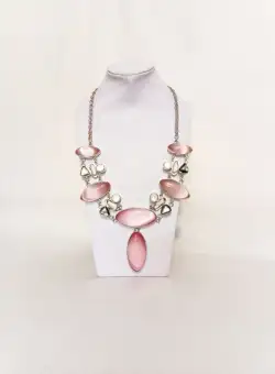 Colier Dama Luxury cu Pandantive Cuart si Piatra Lunii