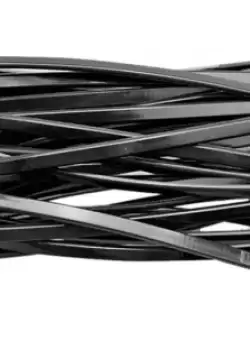 COLIERE DIN PLASTIC 150X2.5MMX100BUC NEGRE VOREL