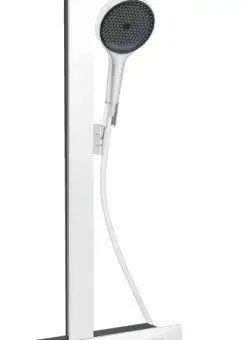 Coloana de dus Hansgrohe Rainfinity 250 EcoSmart 1jet cu baterie termostatata ShowerTablet 350 alb mat