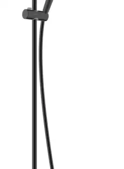 Coloana de dus Hansgrohe Vernis Blend 200 1 jet cu baterie termostatata negru mat