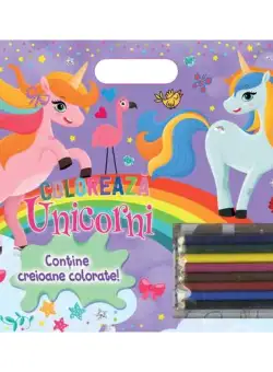Coloreaza - Unicorni (creioane)