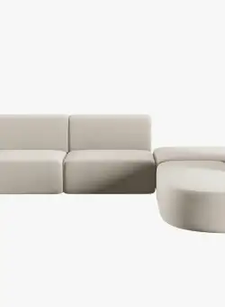 Coltar 5 locuri Shane catifea L265 cm