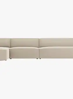 Coltar 6 locuri Ruby catifea L366 cm