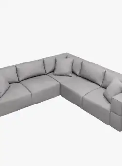 Coltar 6 locuri simetric Tyra stofa L285 cm