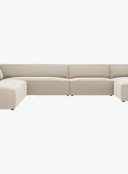 Coltar 7 locuri Ruby catifea L366 cm