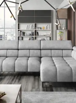 Coltar cu reglaj electric Plaza L - L300 x l216 x h99 cm