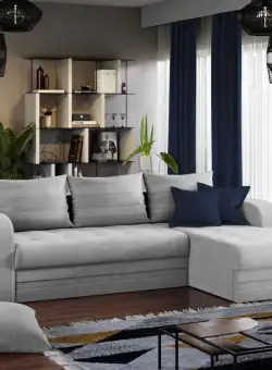 Coltar Delta Mixt Gri Deschis