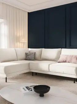 Coltar extensibil 5 locuri Caro catifea L247 cm