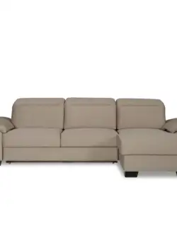 Coltar Extensibil Cu Insula Dreapta Dax, 5 Locuri, Lada De Depozitare, Crem, 300 Cm