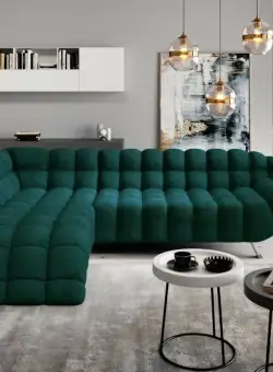 COLTAR FIX CARINA CATIFEA VERDE SEZLONG STANGA