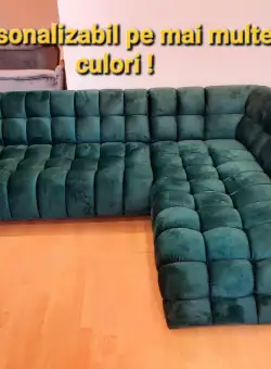 COLTAR FIX CARINA VERDE SEZLONG DREAPTA