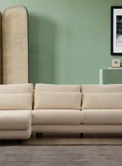 Coltar Lily bej pe stanga