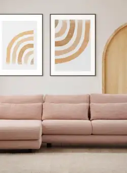 Coltar Lily roz pe stanga