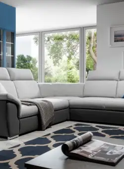 Coltar living extensibil Federico – L268 x l268 x h102 cm